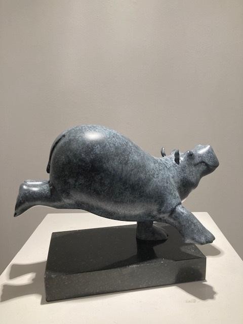 Evert den Hartog - Dansende Hippo klein