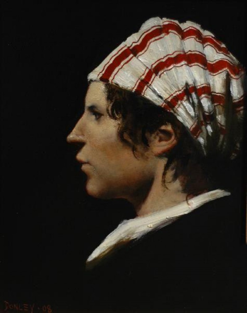 Ray Donley - Figure with Striped Cap